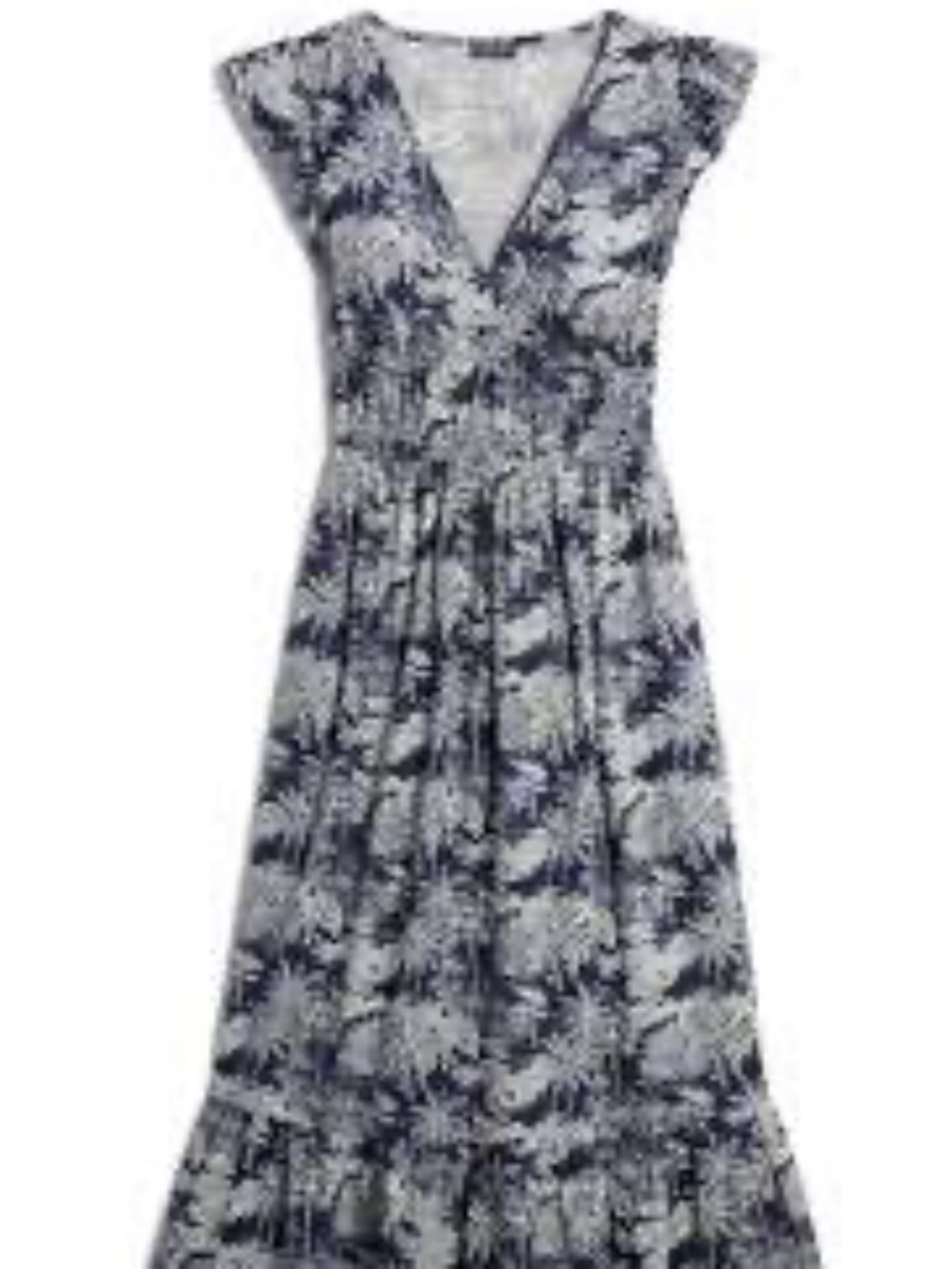 Vineyard Vines Ruffle Poplin Dress XL